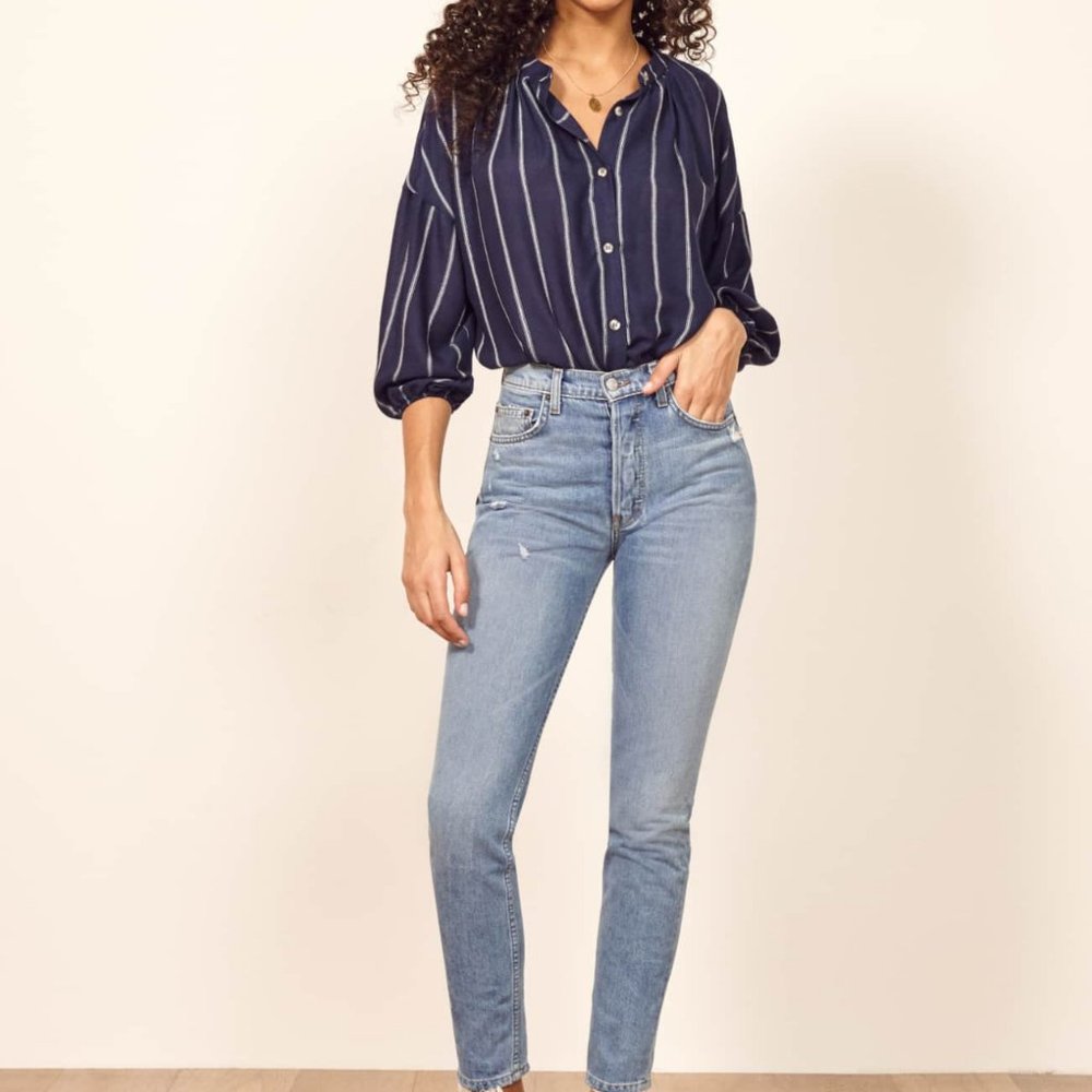 BNWT Reformation Melissa High and Skinny Jeans